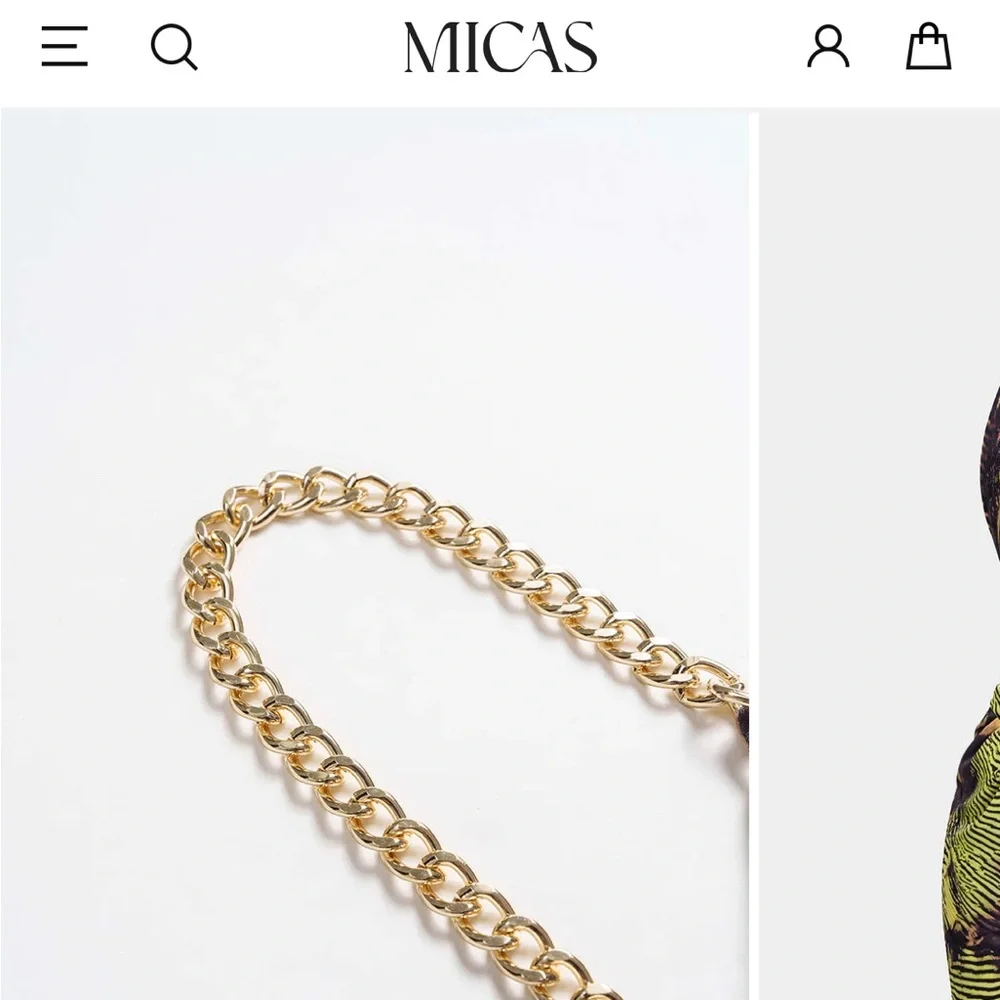 Micas Yellow and Black Patterned Mini Dress - Picture 5 of 5